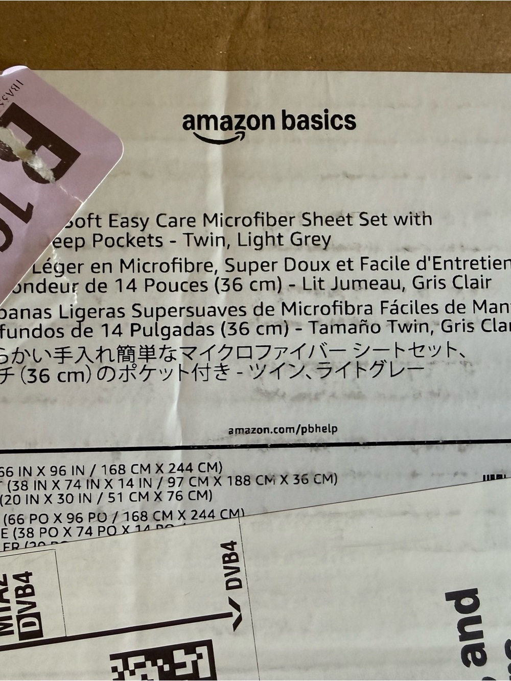 Amazon Basics Light Grey Microfiber Sheet Set - Twin, Soft Easy Care
